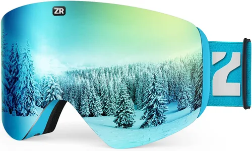 Vista 14 de ZIONOR X11 Ski Goggles Magnetic Cylindrical Snowboard Snow Goggles for Men Women