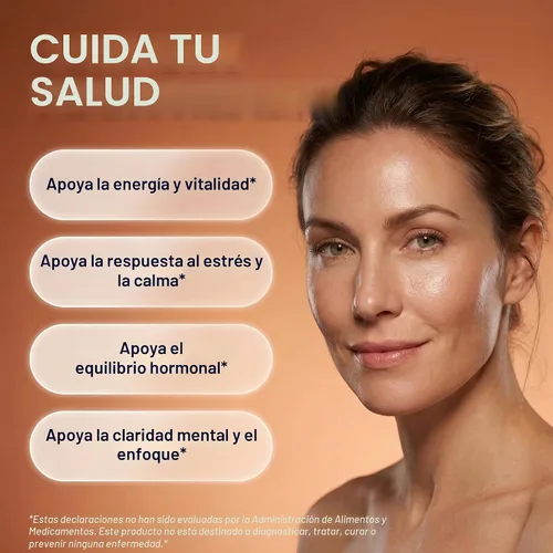 Vista 2 de Cápsulas de raíz de maca orgánica Clean Nutra para mujeres + Ashwagandha, corteza de olmo resbaladiza, tongkat ali, rodiola rosea, fenogreco