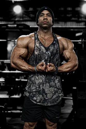 Vista 6 de Jed North Culturismo Tank Top Gym Stringer Y-Back Muscle Racerback