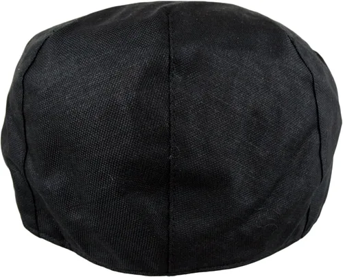 Vista 6 de Sombrero plano de golf Gatsby Newsboy de lino para hombre