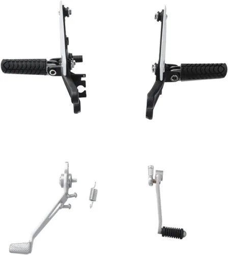 Vista 3 de Estriberas para K & awasaki Z900 para Z 900 2017-2023 2022 2021 2020 2019 2018 Juego de pedales de pedales delanteros de motocicleta