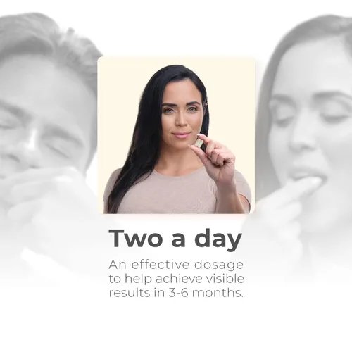 Vista 4 de Capillus Bloqueador de DHT para mujeres para el crecimiento del cabello DHT bloqueador para hombres, vitaminas para el cabello para la pérdida