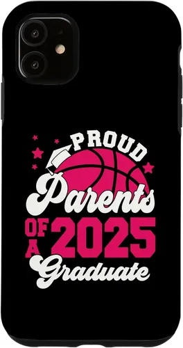 Vista 8 de iPhone XR Parents of a 2025 Graduate Senior Graduation Basketball Case