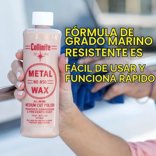 Vista 7 de Metal líquido COLLINITE WAX Pint