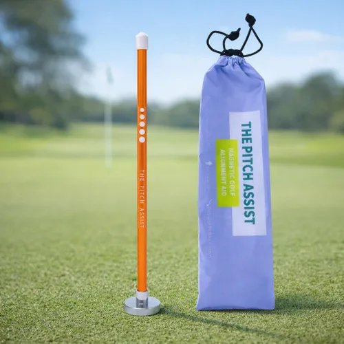 Vista 6 de THE Pitch Assist Golf Magnetic Alignment Rods Club Face Magnet Golf Training Aid Alignment Stick for Precise Aim and Swing Path Feedback