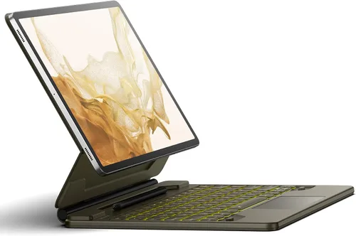 Vista 13 de Dexnor para Samsung Galaxy Tab S10+ Plus/S9+ Plus/S9 FE+ Plus/S8+ Plus/S7+ Plus/S7 FE Funda con Teclado 31.5 cm Flotante Cantilever Magnético