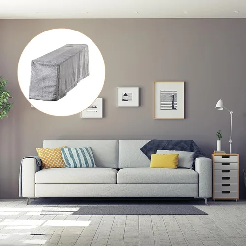 Vista 4 de BESPORTBLE Fundas elásticas para reposabrazos para sillas, sofá, sillón, sofás de terciopelo para el hogar, oficina, sofá reclinable, color gris