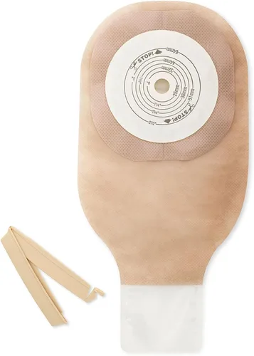 Vista 2 de Premier Ostomy Pouch Drenable hasta 2.5" Stoma 12"L 1pc System Ultra Clear 8131, 10 Ct