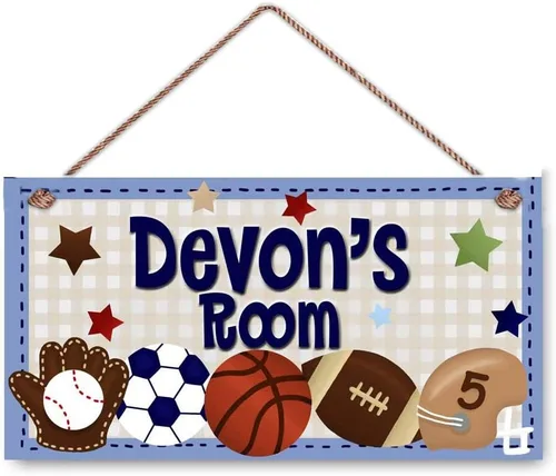 Vista 14 de Letrero de puerta de perezoso floral con nombre personalizado, flores, dormitorio, cuarto de bebé, placa de madera colgante, decoración de pared