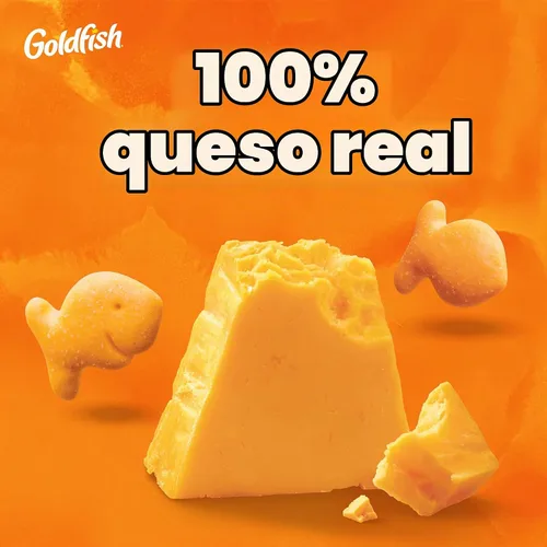 Vista 5 de Goldfish Galletas de queso cheddar, galletas horneadas, bolsa de 6.6 onzas (paquete de 2)