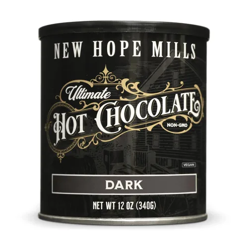 Vista 4 de Chocolate caliente definitivo, por NEW HOPE MILLS, sin OMG, 16 onzas, vegano (menta)