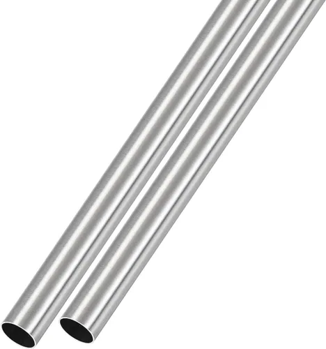 Vista 6 de METALLIXITY Tubo de acero inoxidable 304 (0.126 in de diámetro exterior x 0.008 in de pared T x 11.811 in de largo), 2 piezas, tubo recto