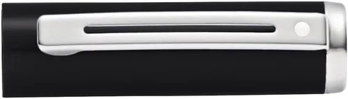 Vista 6 de Sheaffer Bolígrafo roller de gel negro brillante con ribete cromado Negro Brillo