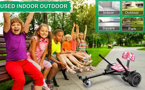 Vista 7 de CBD Accesorio de asiento para aeropatineta, accesorio de Go Kart para niños y adultos, traje ajustable de 6.5 pulgadas, 8 pulgadas/10 pulgadas