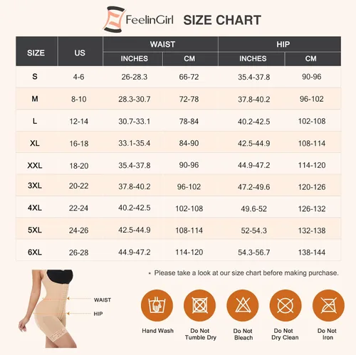 Vista 6 de FeelinGirl Fajas Colombianas Stage 2 Faja BBL Post Surgery Compression Garments for Women Tummy Control Shapewear