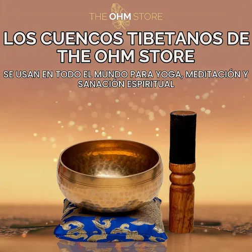 Vista 7 de Juego de cuencos tibetanos de Ohm Store — Cuenco de meditación Lingam martillado a mano — Yoga, equilibrio de chakras, atención plena, alivio