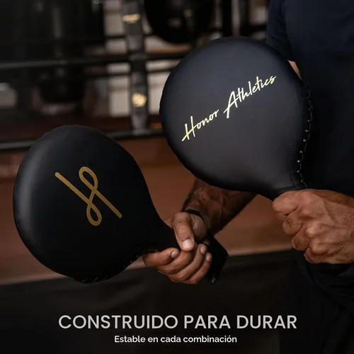 Vista 2 de Honor Athletics Professional Boxing and MMA Punching Paddles (Pair)