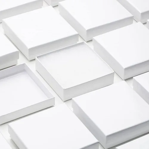 Vista 5 de batifine Cajas de regalo de joyería de cartón, paquete de 40 unidades, 3.5 x 3.5 x 1 pulgadas, caja de regalo pequeña con tapas, caja de joyería