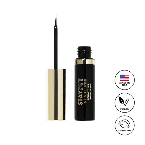 Vista 3 de Milani Delineador de ojos Stay Put Infinite para líneas nítidas y precisas, color negro