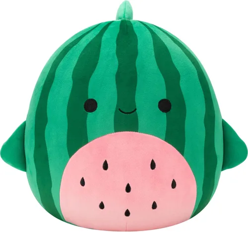 Vista 13 de Squishmallows Original 12 pulgadas Caine la tortuga de cuero naranja con gafas – Peluche oficial Jazwares (tamaño mediano)