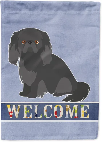 Vista 9 de Caroline's Treasures CK3645GF Bandera de bienvenida de bulldog inglés para jardín, bandera decorativa para patio exterior, obras de arte de patio
