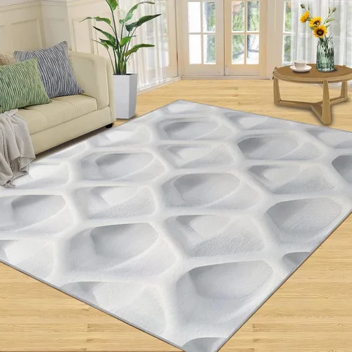 Vista 10 de Autumn Forest Rugs for Bedroom, Lake Forest Area Rug, Landscape Photo Rugs for Living Room, Indoor Non-Slip Rug, Machine Washable Carpet for Front