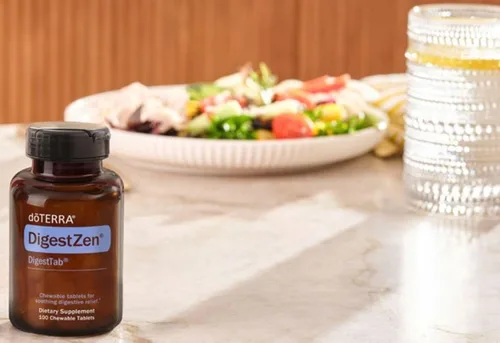 Vista 2 de DoTerra - DigestZen DigestTab - 100 tabletas masticables