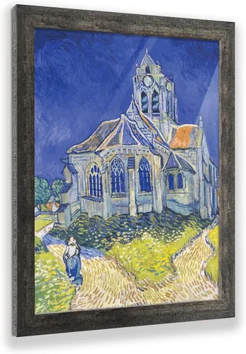 Vista 58 de Vincent Van Gogh - Arte de pared enmarcado con diseño de flores de almendra, maravilloso para exhibir en la cocina, el baño o la decoración