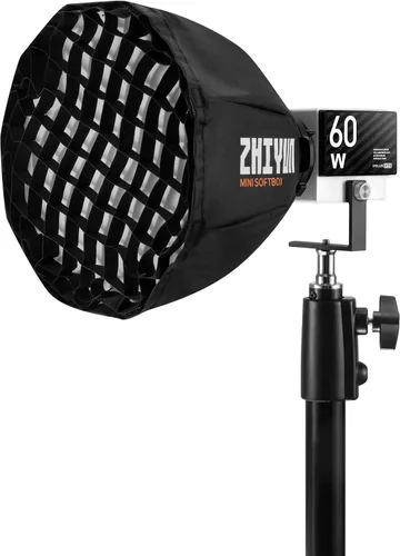 Vista 4 de Zhiyun Mini Softbox ZY Mount para ZHIYUN MOLUS G60 y MOLUS X100 COB LED Video Light