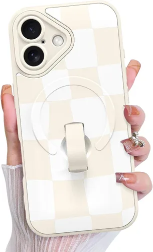 Vista 235 de KANGHAR Compatible con iPhone 17 Pro Case Spot Pattern - Negro Mancha rosada negra