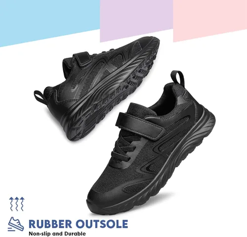 Vista 6 de AMANSSE Zapatos deportivos para niños y niñas, para correr, escuela, para niños pequeños, niños grandes