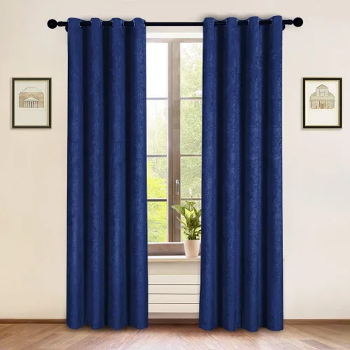 Vista 45 de ELKCA Cortinas de doble cara de felpilla para ventana de cocina, 52x18, bolsillo para barra, cenefa color beige para sala de estar, paquete de 1
