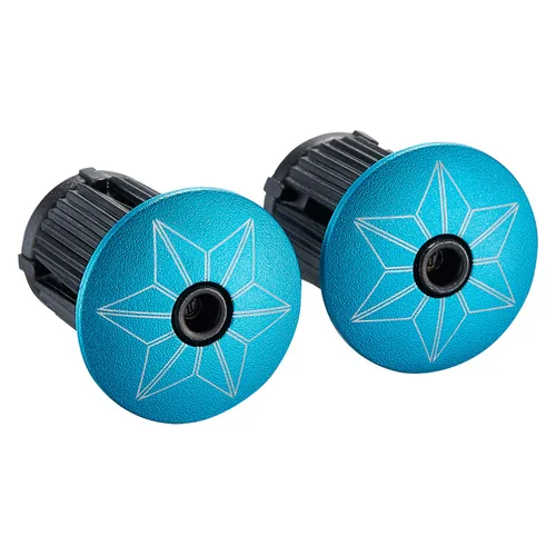 Vista 4 de Supacaz Super Sticky Kush - Star Fade - Azul neón + Blue Star Plugz