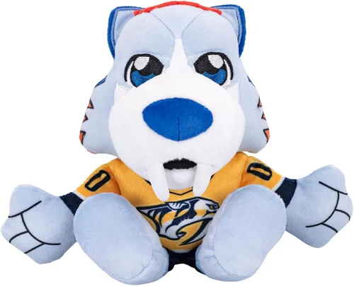 Vista 24 de Bleacher Creatures Boston Bruins Blades 8" Kuricha Mascot Sentada de Peluche - Suave Inspirado en Mascota Chibi de la NHL