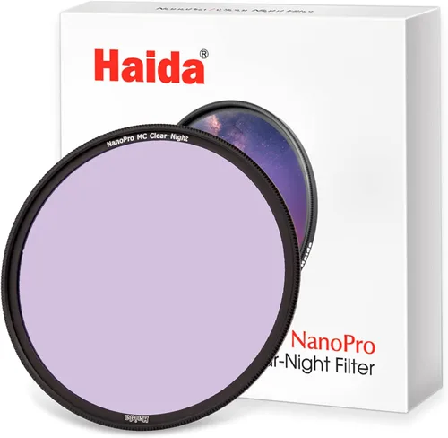 Vista 2 de Filtro de contaminación lumínica Haida Clear-Night NanoPro Filtro de vidrio óptico mejora la visibilidad, reducción de fuentes de luz artificial