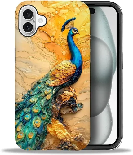 Vista 113 de DAIZAG Funda compatible con iPhone 11, hermoso color arena, patrón completo, carcasa rígida híbrida de plástico TPU + funda de protección