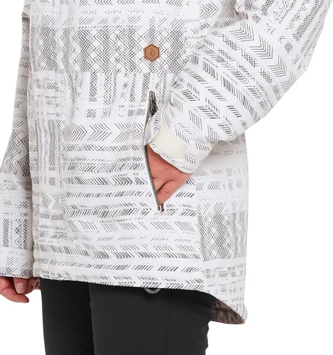 Vista 7 de Volcom Shadow - Chaqueta con capucha de invierno para snowboard y esquí