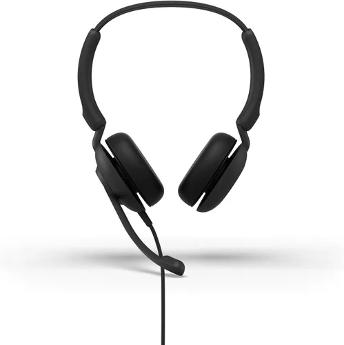 Vista 5 de Jabra Evolve 10 Auriculares con cable con micrófono con cancelación de ruido para uso en PC/laptop, fácil configuración USB-A, certificado TCO