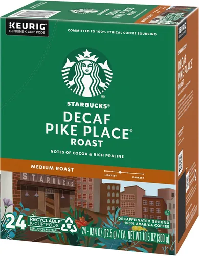 Vista 3 de Starbucks Café descafeinado Pike Place Keurig (100684)