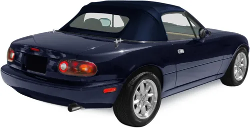 Vista 6 de Sierra Auto Tops Convertible Top Reemplazo para Mazda Miata MX5 1990-2005, Stayfast Canvas, Beige