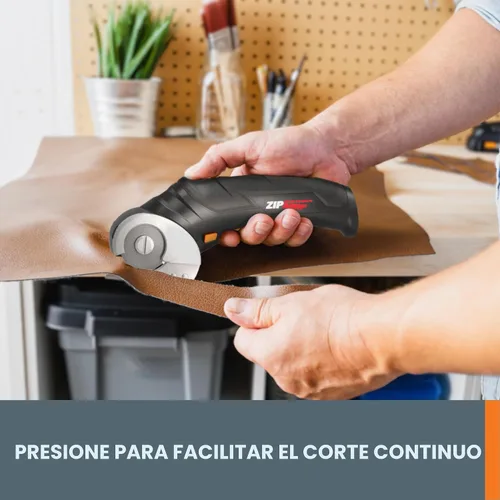 Vista 7 de Worx Zipsnip - Tijeras eléctricas inalámbricas, cortador de caja de cartón recargable, tijeras de tela potentes de 4 V con 2 cuchillas de seguridad