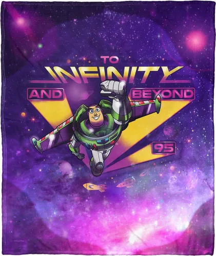 Vista 15 de Northwest Toy Story - Manta de seda táctil, 50 x 60 pulgadas, Buzz Bright
