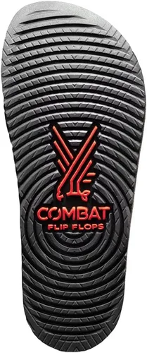 Vista 4 de Combat Flip Flops Chanclas para hombre AK Brown Leather Ergo - Malas para correr, peor para luchar