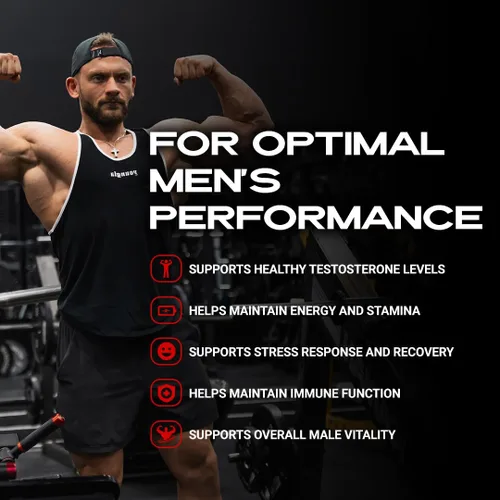 Vista 7 de Iron Brothers Suplemento de apoyo de testosterona para hombre, Tribulus, Tongkat Ali, Ashwagandha y DIM, fórmula diaria de rendimiento y vitalidad