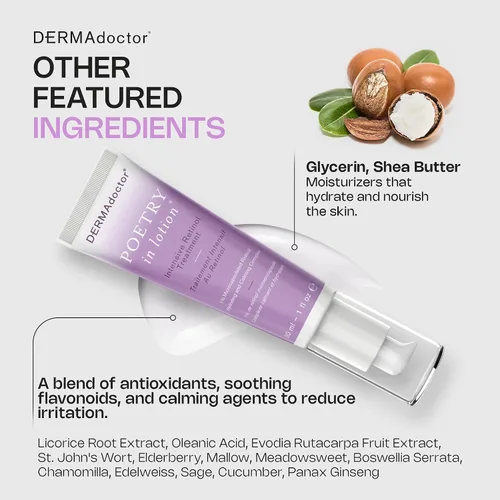 Vista 7 de DERMAdoctor Retinol Crema antienvejecimiento antiarrugas para manchas oscuras, tono de piel desigual, decoloración, antiarrugas, hidratante,