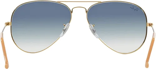 Vista 4 de Ray-Ban RB3025 - Gafas de sol de aviador de metal + paquete de accesorios Vision Group