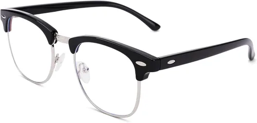 Vista 15 de Pro Acme Gafas de bloqueo de luz azul Semi Rimless Frame Filter Blue Ray Gafas de computadora
