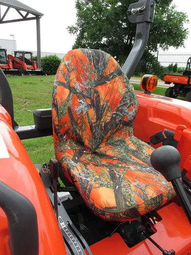 Vista 7 de Durafit - Fundas de asientos para tractores Kubota MX4800, MX5000, MX5200, MX5400, MX5800, M5660 SUH/SUHD, Z221R, Z231 y cortacésped sin giro