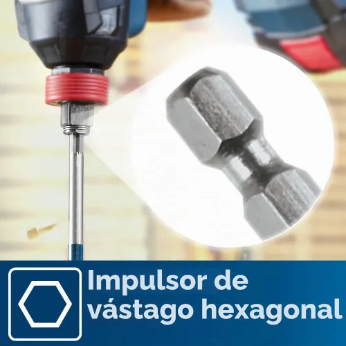 Vista 7 de BOSCH DSB5012 Juego surtido de 12 piezas de brocas de pala Daredevil, vástago hexagonal de 1/4 de pulgada, ideal para aplicaciones de perforación