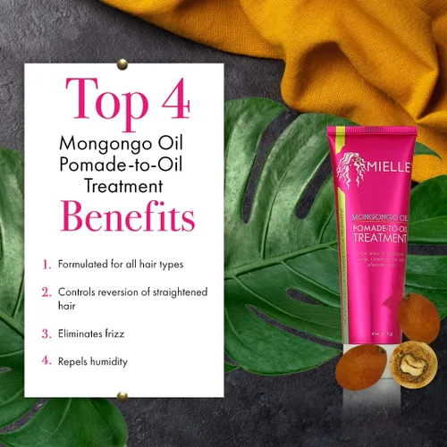 Vista 4 de Mielle Organics Tratamiento de pomada a aceite de Mongongo, 4 onzas